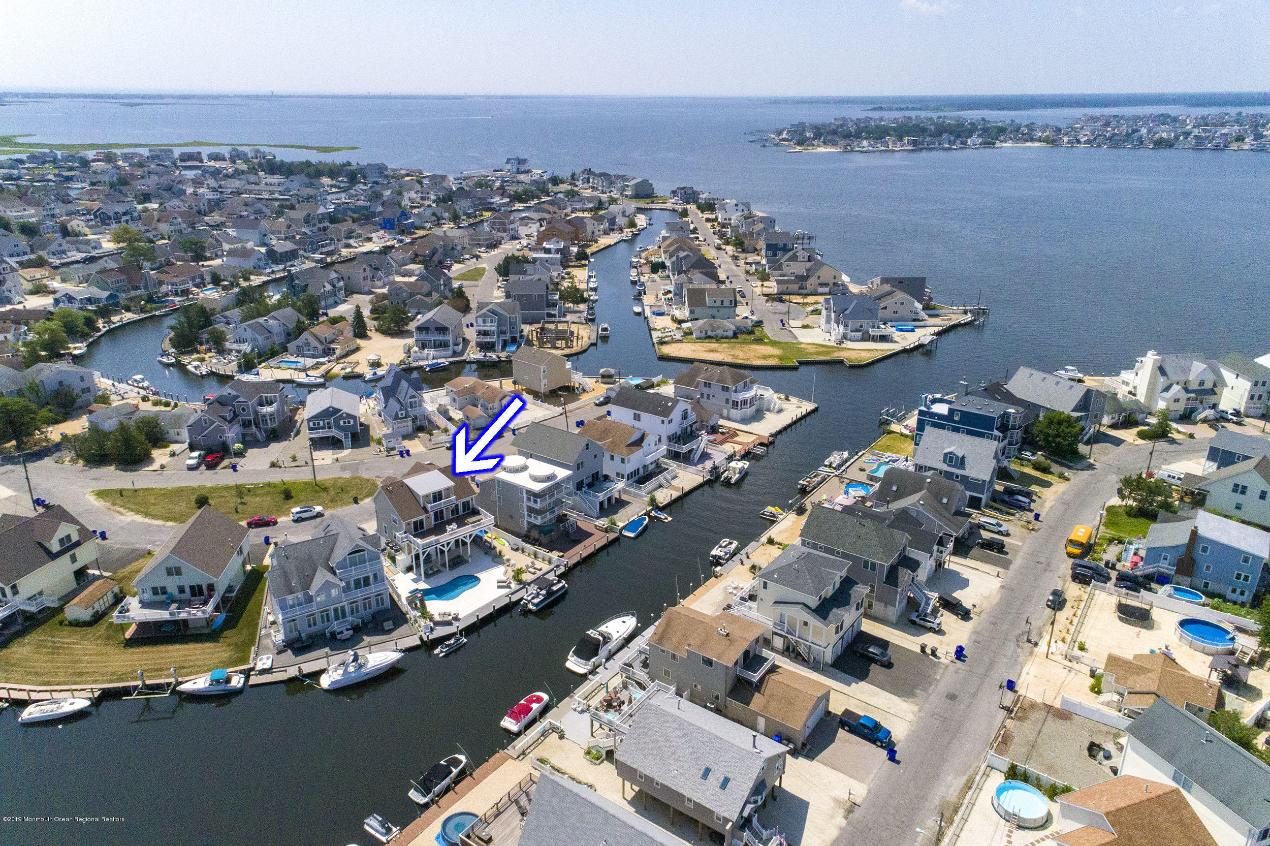 30 Ward Drive Brick, NJ 08723 - Photo 50 of 61 an aerial view of a house with a lake view