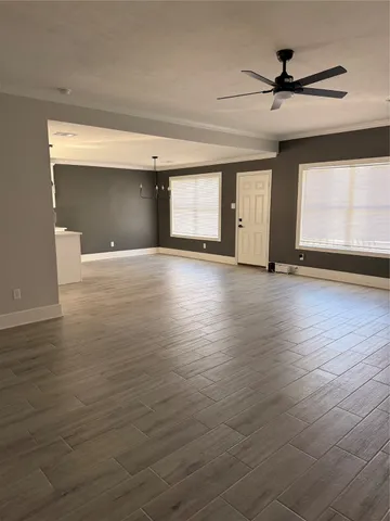 wooden floor in an empty room