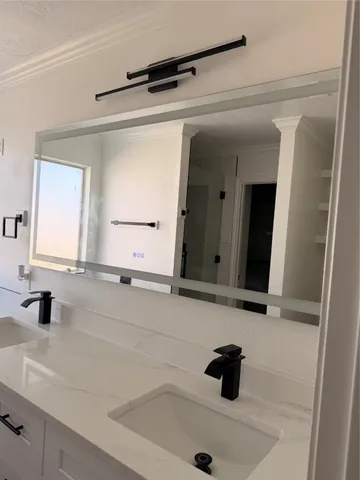 a view of a porch with a sink