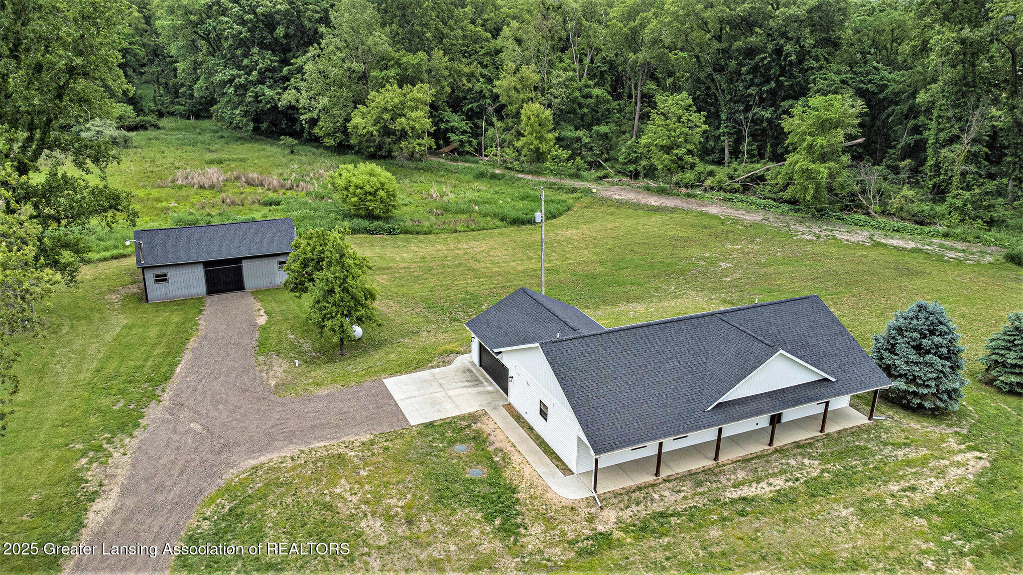 4633 Parman Road Stockbridge, MI 49285 - Photo 19 of 23 Overhead