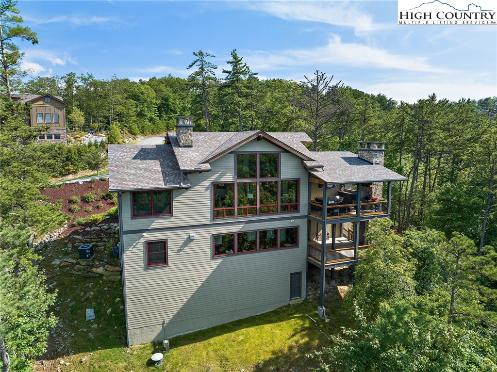 559 Marigold Road Boone, NC 28607 - Photo 36 of 46 a aerial view of a house with a yard