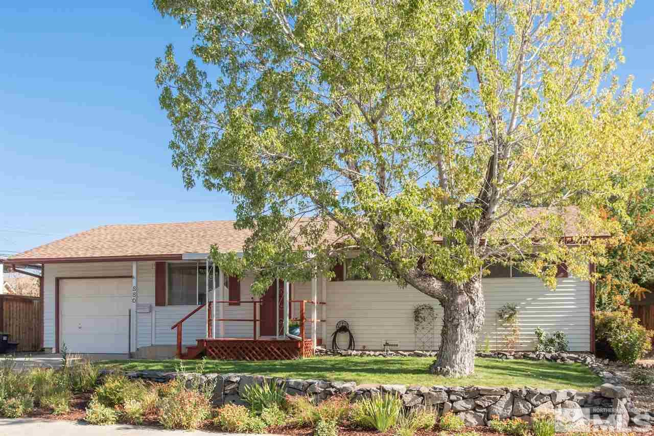 880 Beldon Way Reno, NV 89503 - Photo 1 of 20 a front view of a house with garden