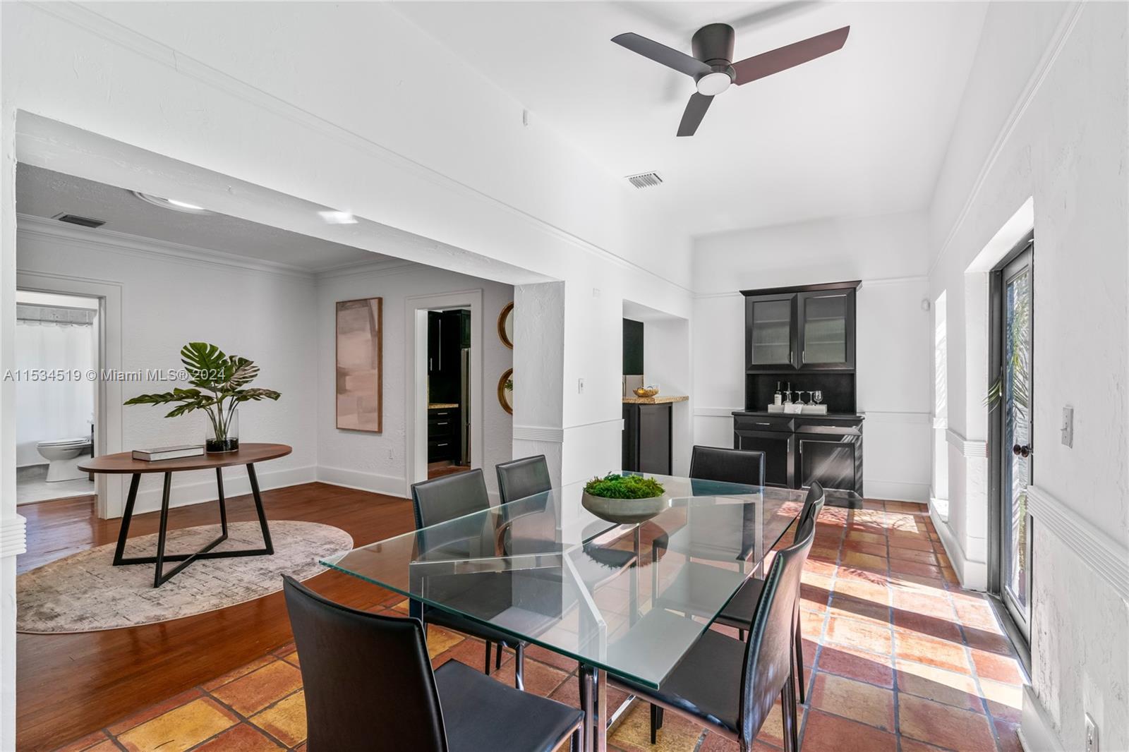 3871 South Le Jeune Road Miami, FL 33146 - Photo 14 of 49 a view of a dining room with furniture