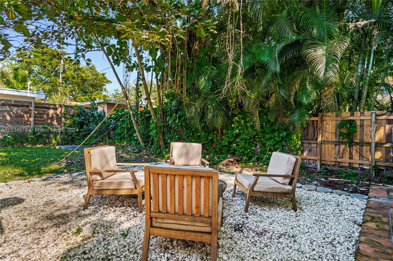 3871 South Le Jeune Road Miami, FL 33146 - Photo 31 of 49 a view of a chairs in a patio