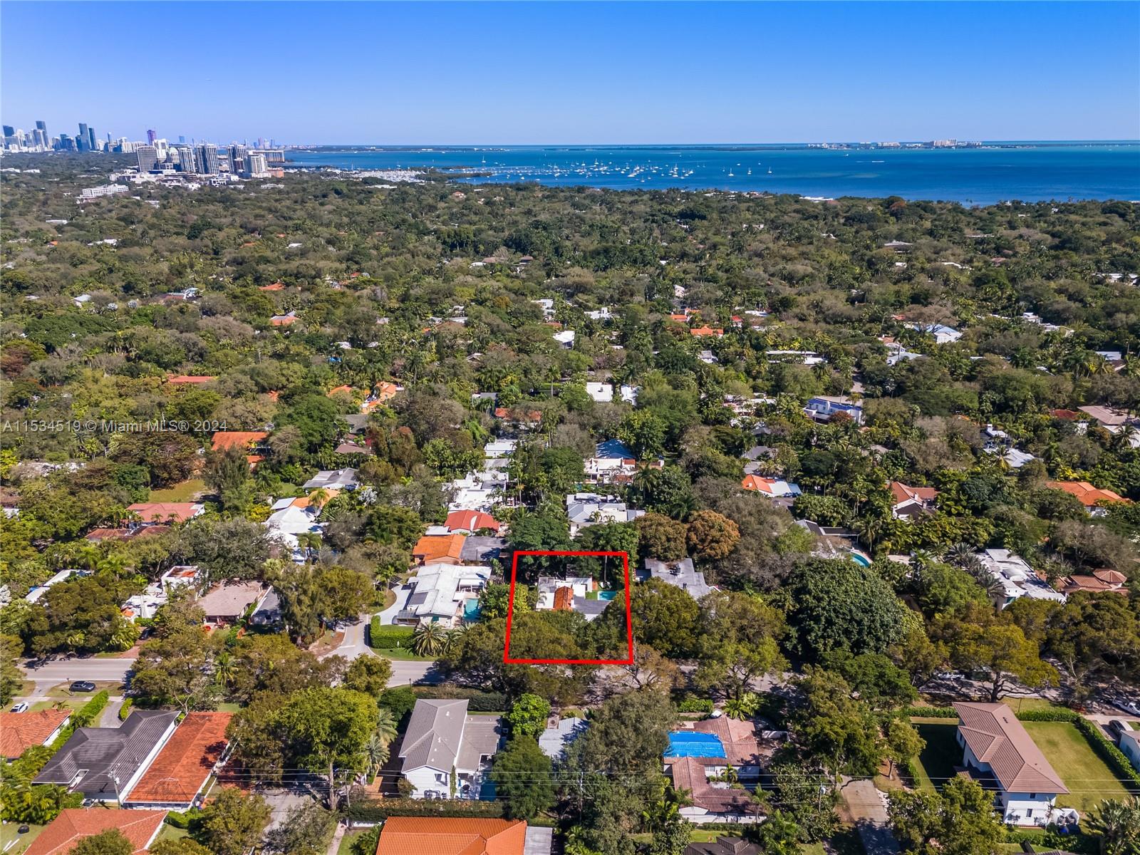 3871 South Le Jeune Road Miami, FL 33146 - Photo 46 of 49 an aerial view of multiple house