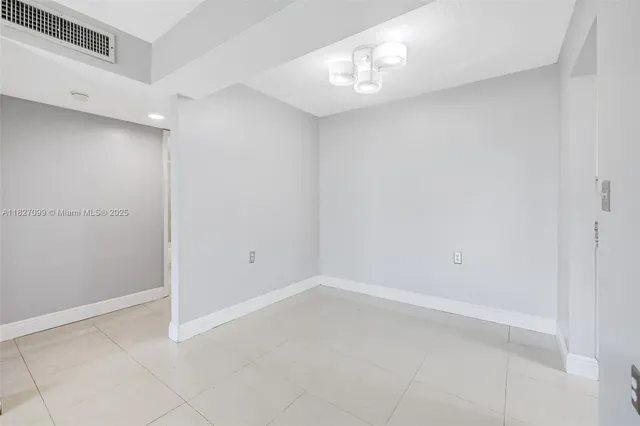 a view of an empty room