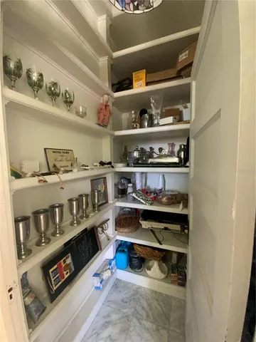 a room with storage and utility