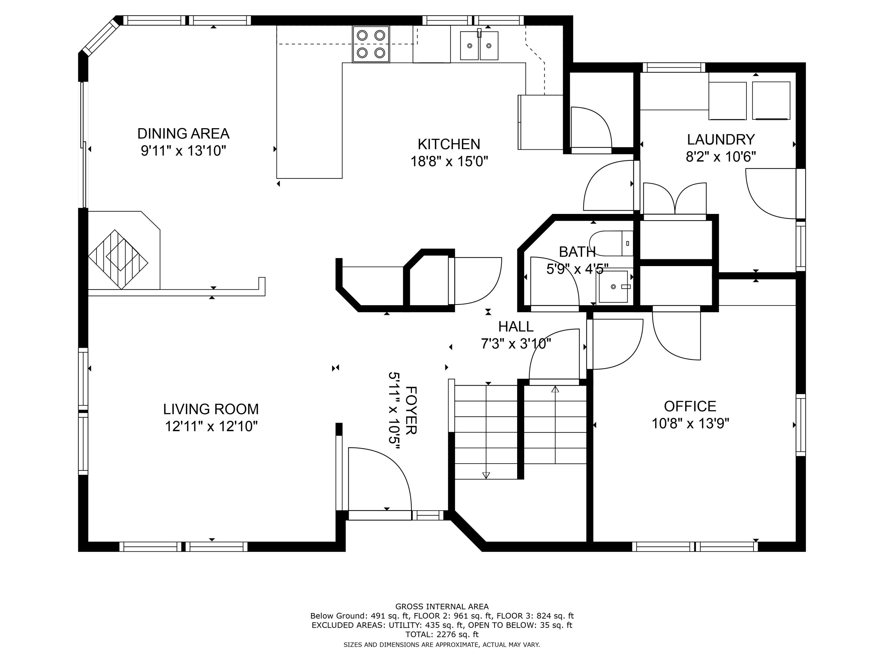 32 Bristol Road Freeport, ME 04032 - Photo 53 of 56 First Level Plan