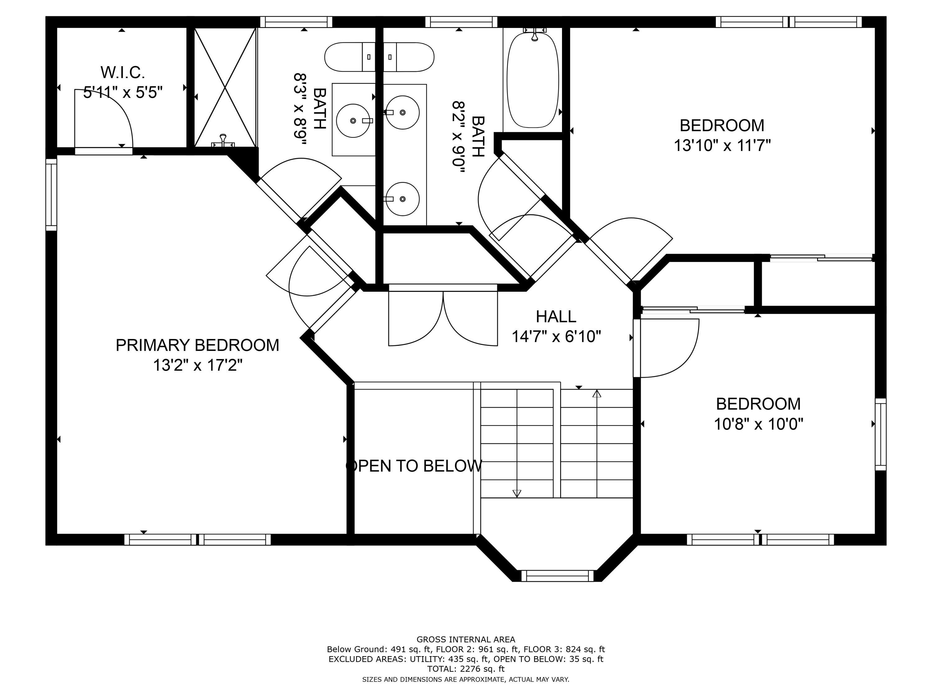 32 Bristol Road Freeport, ME 04032 - Photo 54 of 56 Second Level Plan