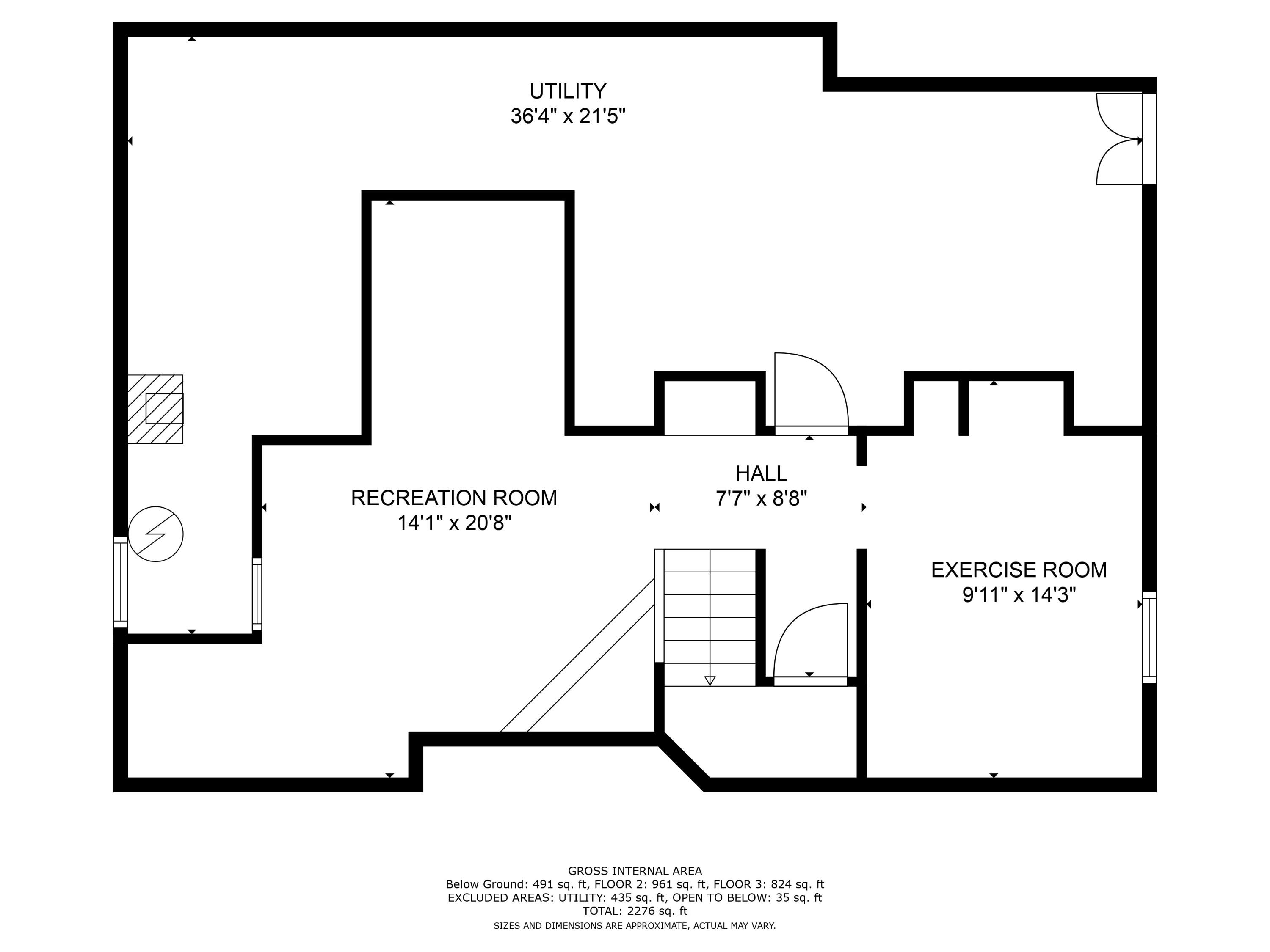 32 Bristol Road Freeport, ME 04032 - Photo 55 of 56 Basement Plan