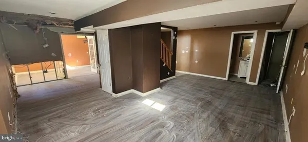 a view of entryway with stairs