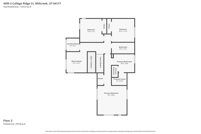 4595 College Ridge Court Millcreek, UT 84117 - Photo 56 of 57 Floor plan