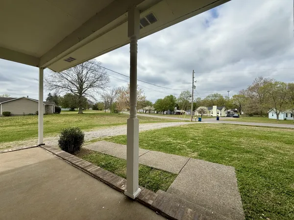 a view of a park with entertaining space