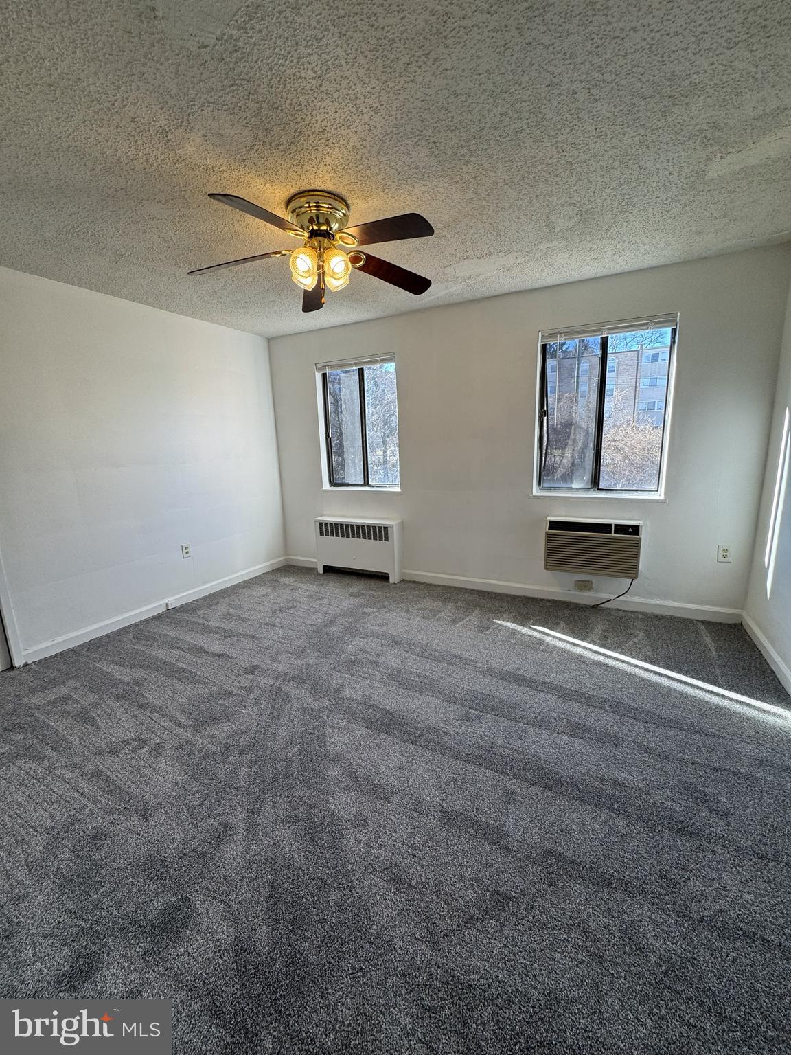 4717 1st Street Southwest, Unit 303 Washington, DC 20032 - Photo 7 of 8 en empty room with windows and ceiling fan