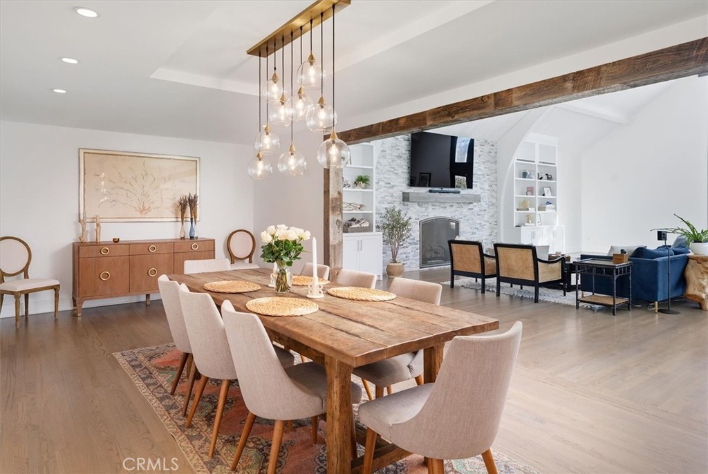 28933 Wagon Road Agoura Hills, CA 91301 - Photo 20 of 73 a view of a dining room with furniture and wooden floor