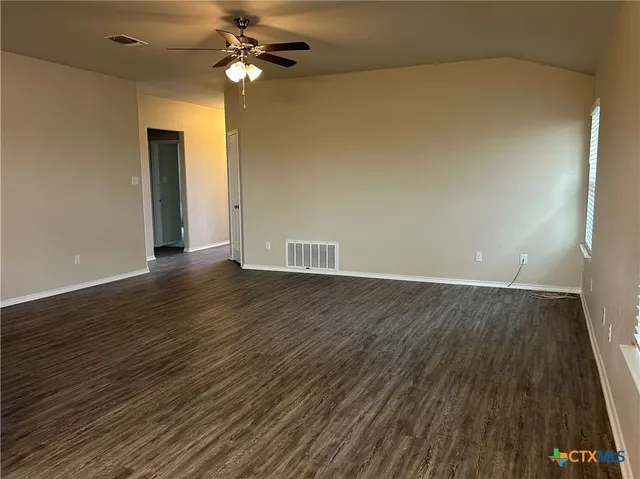 wooden floor in an empty room