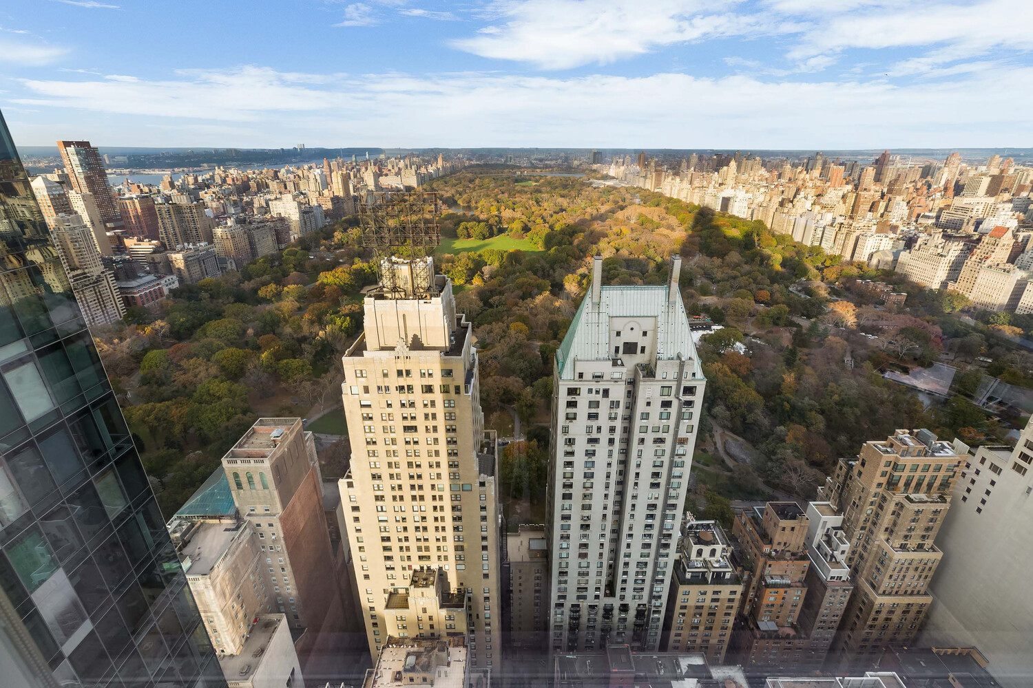 157 West 57th Street, Unit 53B Manhattan, NY 10019 - Photo 4 of 27 a view of a city with an ocean view