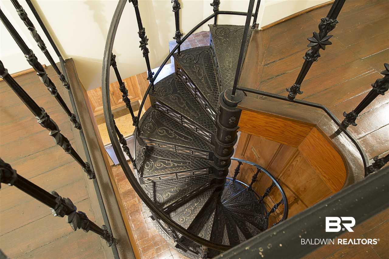 55 McGregor Avenue Mobile, AL 36608 - Photo 30 of 50 View of spiral staircase from the 2nd floor