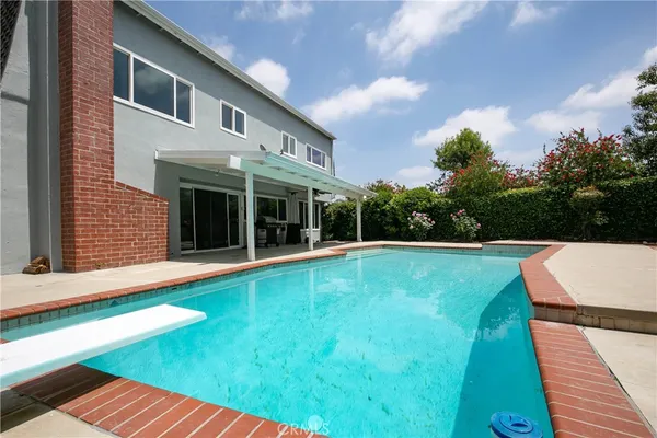 a view of a house with pool