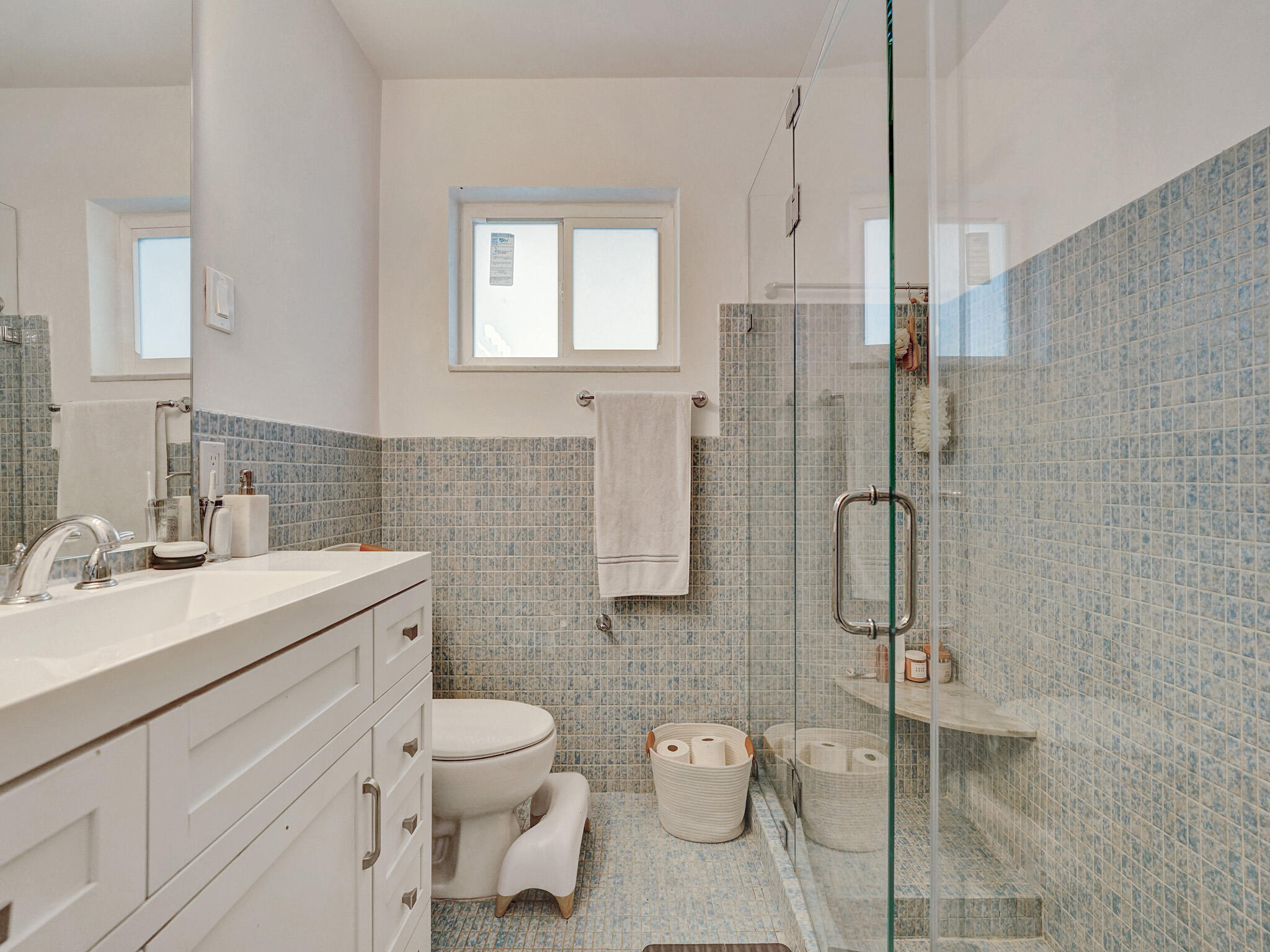 4533 Jefferson Street Hollywood, FL 33021 - Photo 13 of 29 a bathroom with a sink toilet and shower