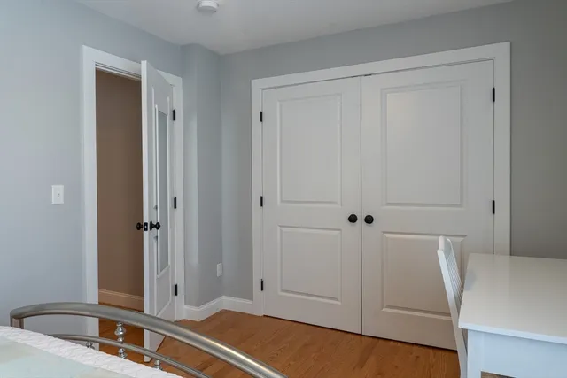 a bathroom with a tub and shower