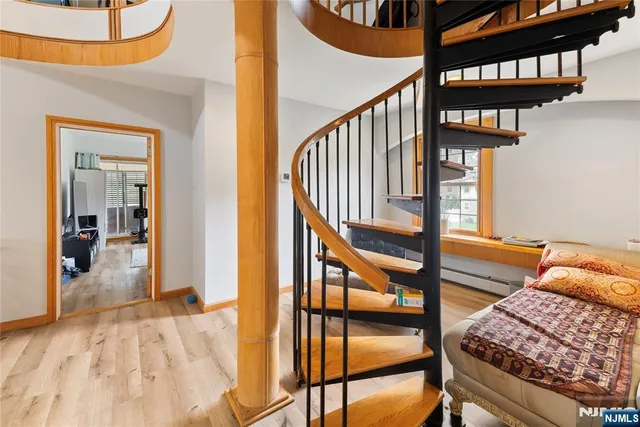 a view of an front door