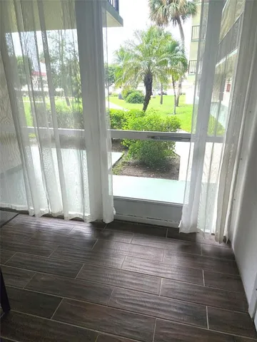 a view of front door