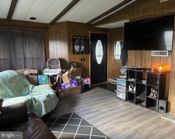 1375 Fried Meat Ridge Road Keyser, WV 26726 - Photo 14 of 52 a living room with furniture a flat screen tv and kitchen view