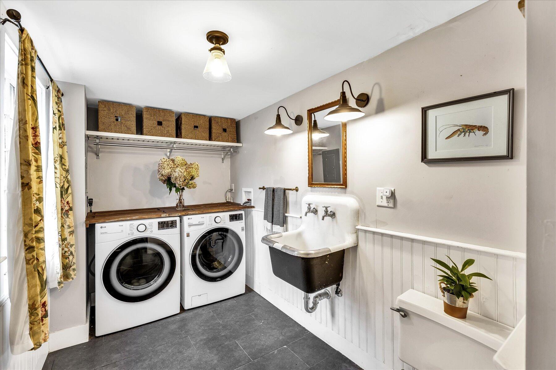 203 County Road Buzzards Bay, MA 02532 - Photo 12 of 41 First Floor Full Bath & Laundry