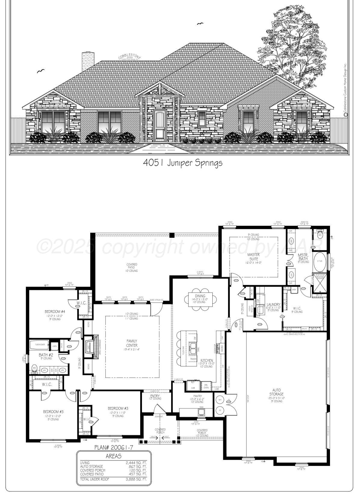 4051 Juniper Springs Road Amarillo, TX 79119 - Photo 35 of 35 Floor Plan