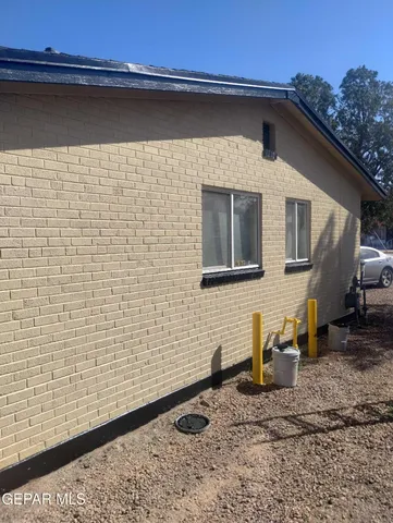a view of a house with a door