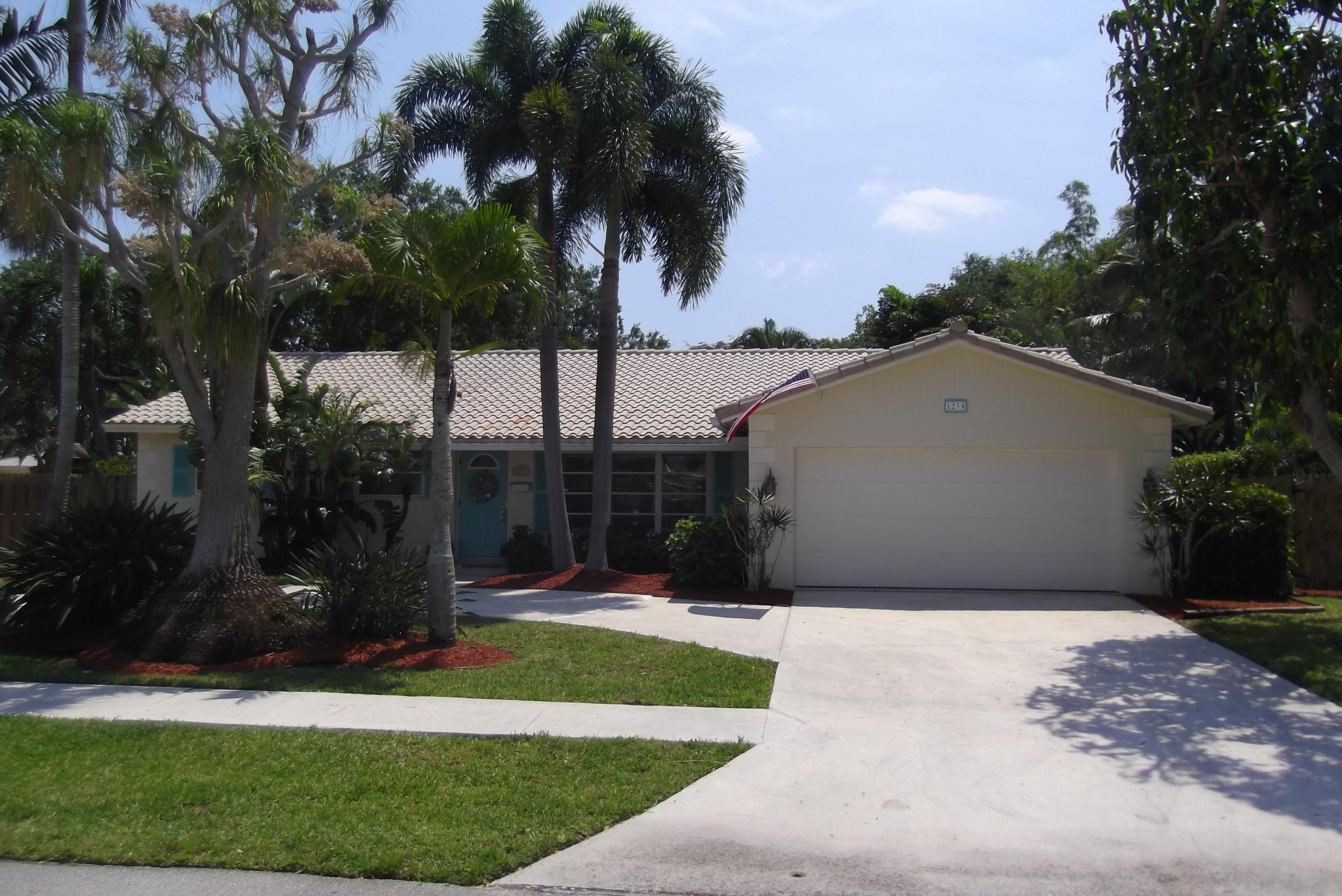 1258 Southwest 13th Place Boca Raton, FL 33486 - Photo 1 of 14 Front Elevation