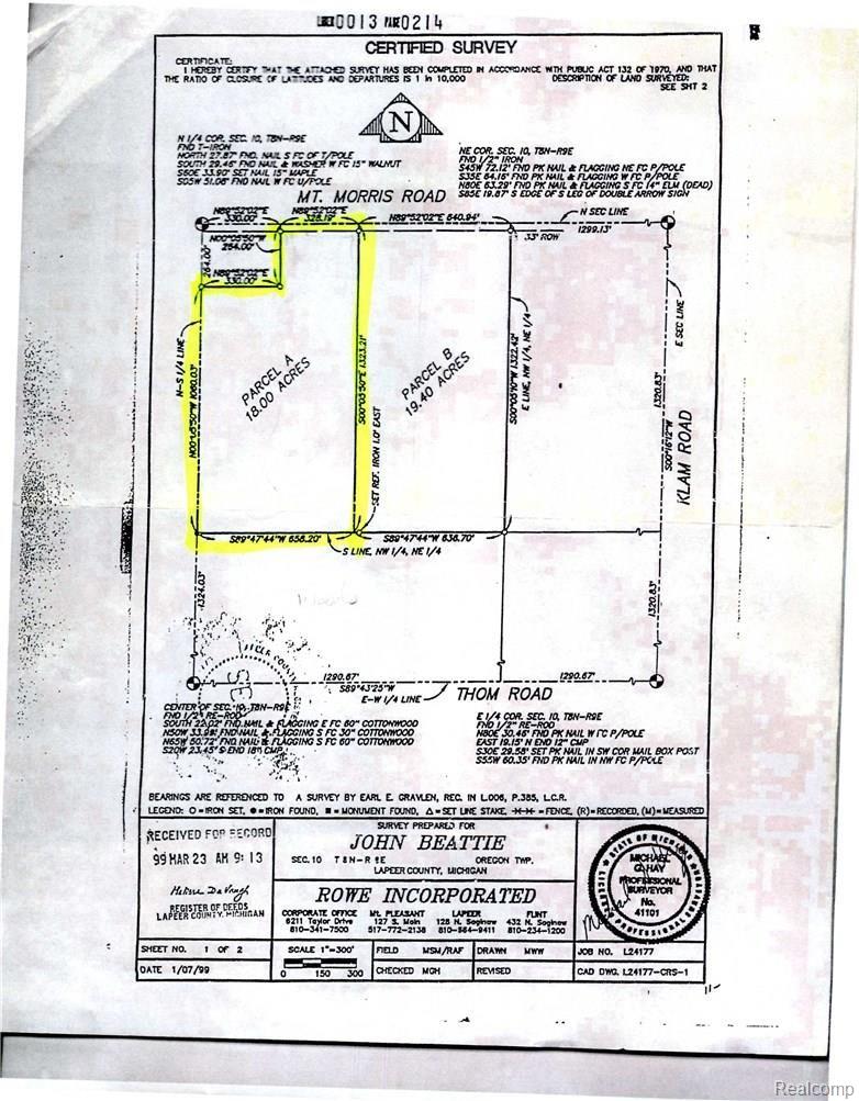 4203 Mt Morris Road Columbiaville, MI 48421 - Photo 28 of 28 Survey.jpg