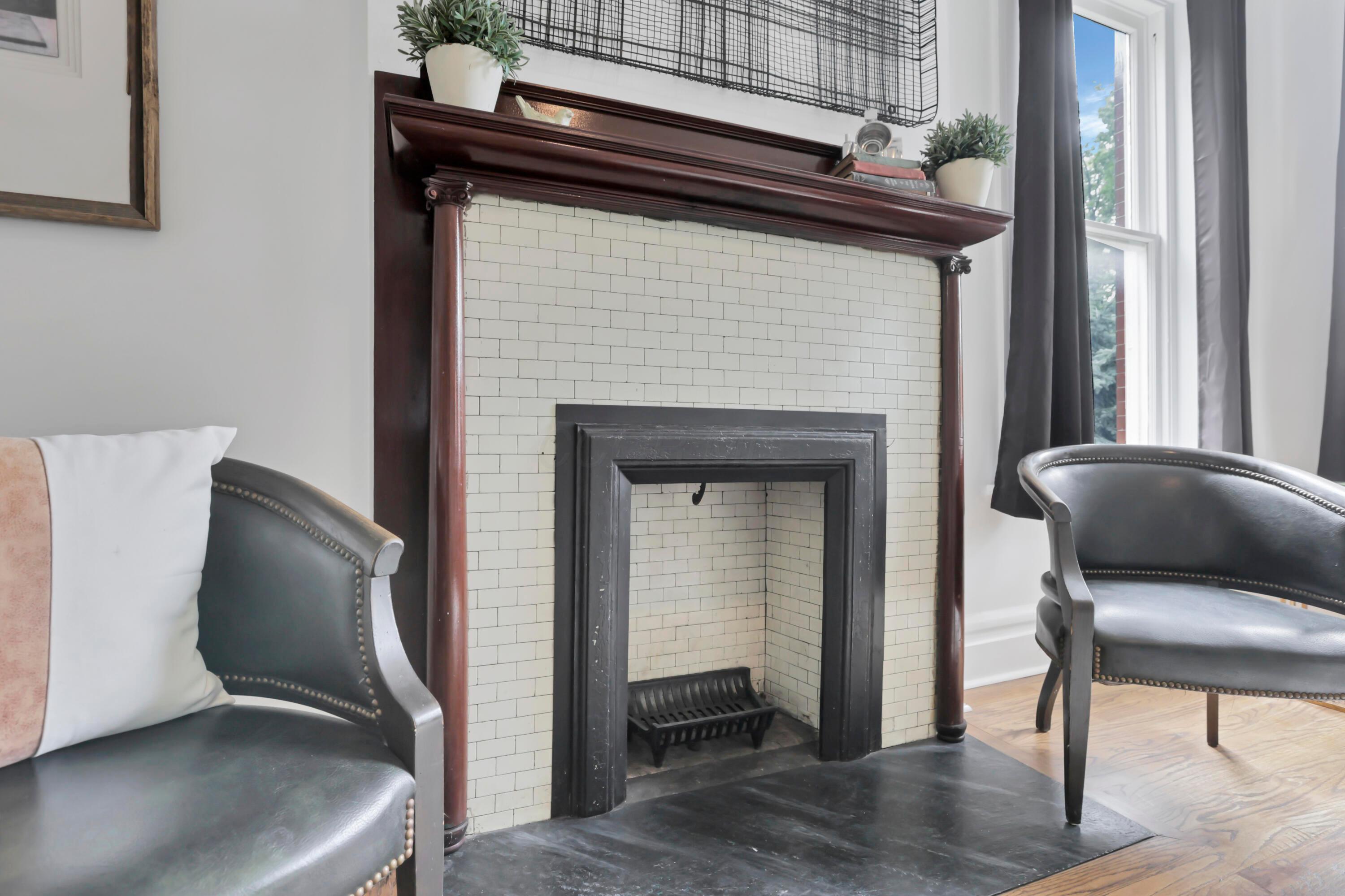 856 Bryden Road Columbus, OH 43205 - Photo 10 of 55 Original Fireplace