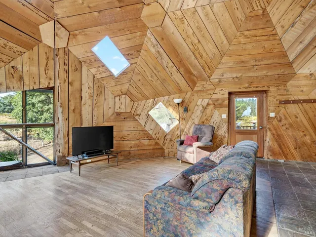 a view of an outdoor space with seating