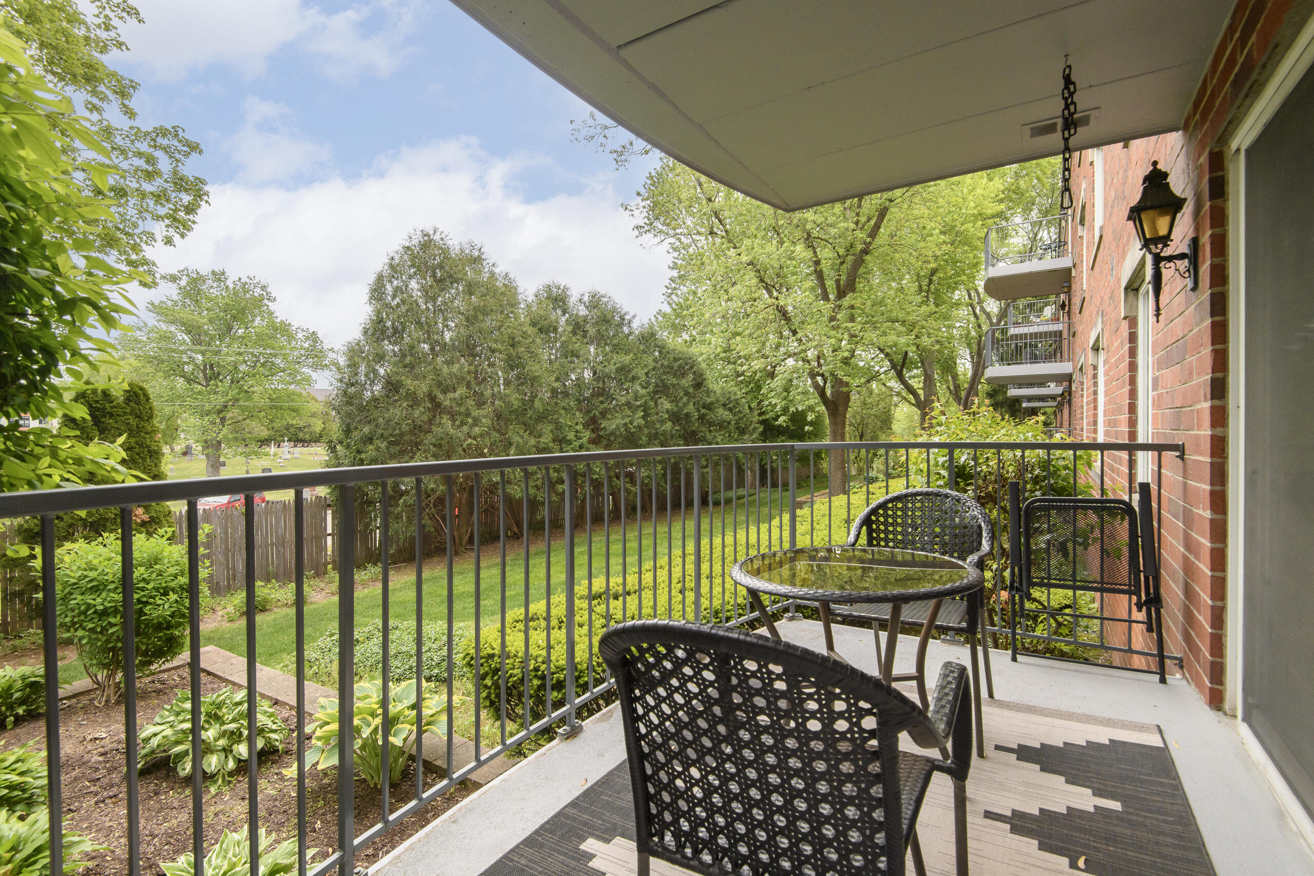 13335 Watertown Plank Road, Unit 109 Elm Grove, WI 53122 - Photo 17 of 25 Relax and enjoy the outdoors