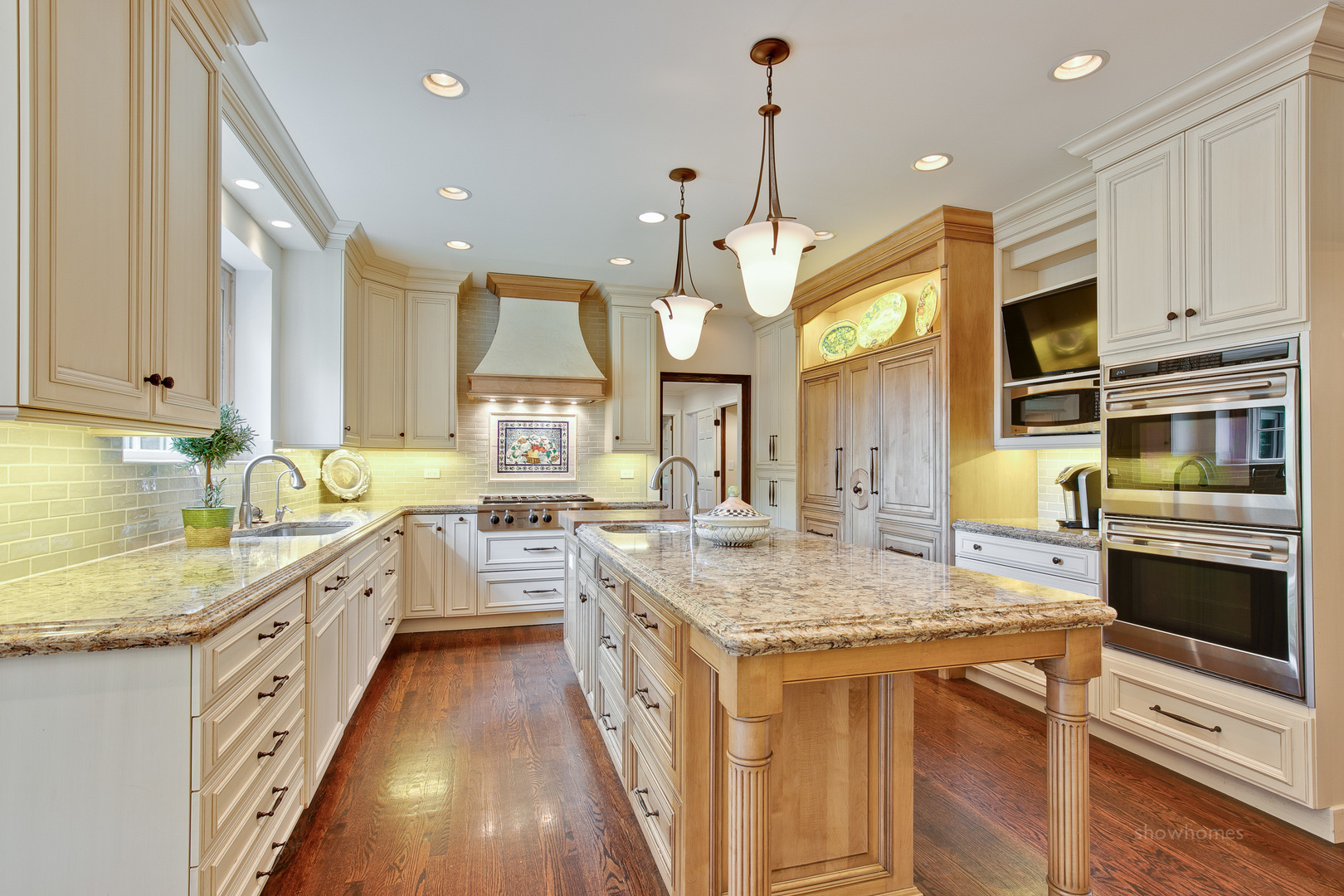 433 South Ridge Road Lake Forest, IL 60045 - Photo 15 of 49 a large kitchen with stainless steel appliances granite countertop a stove and a sink