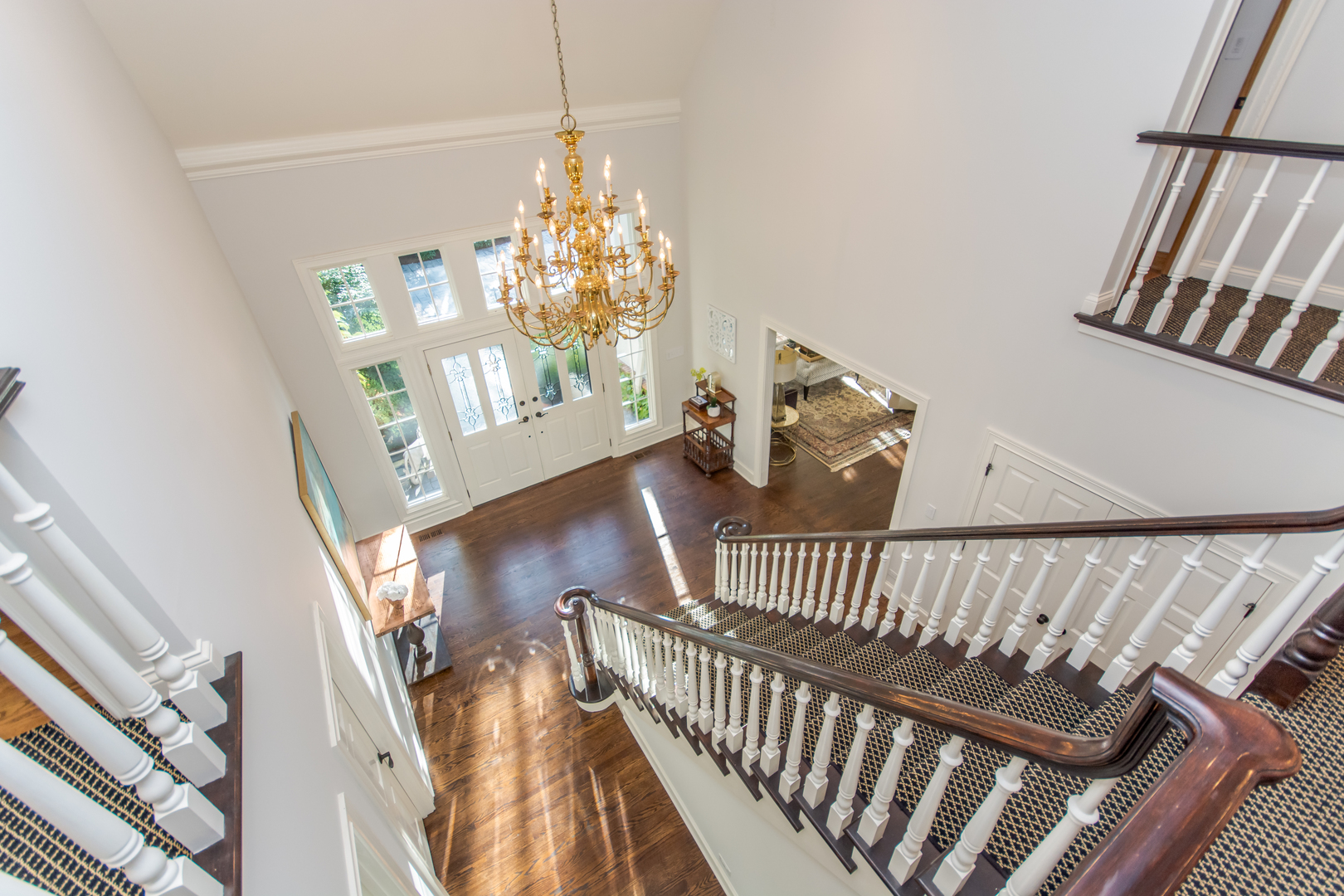 433 South Ridge Road Lake Forest, IL 60045 - Photo 4 of 49 a view of an entryway with wooden floor