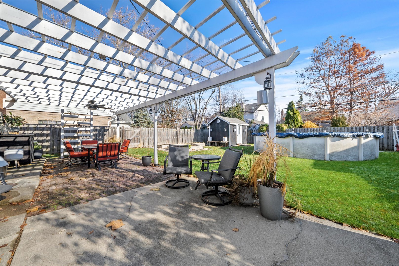 735 Forest Road La Grange Park, IL 60526 - Photo 18 of 31 a view of garage with a table and chairs