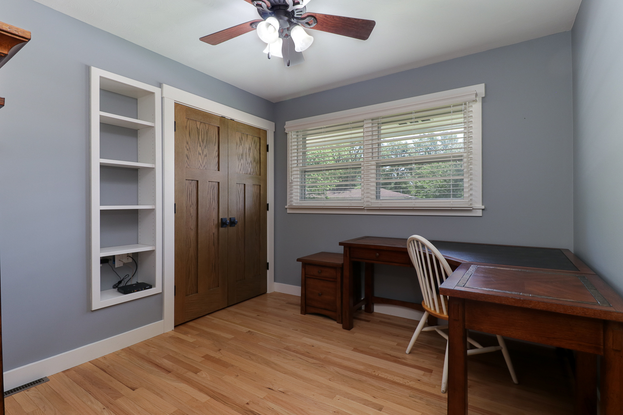 24 Ardith Drive Normal, IL 61761 - Photo 11 of 30 a workspace with wooden floor and a window