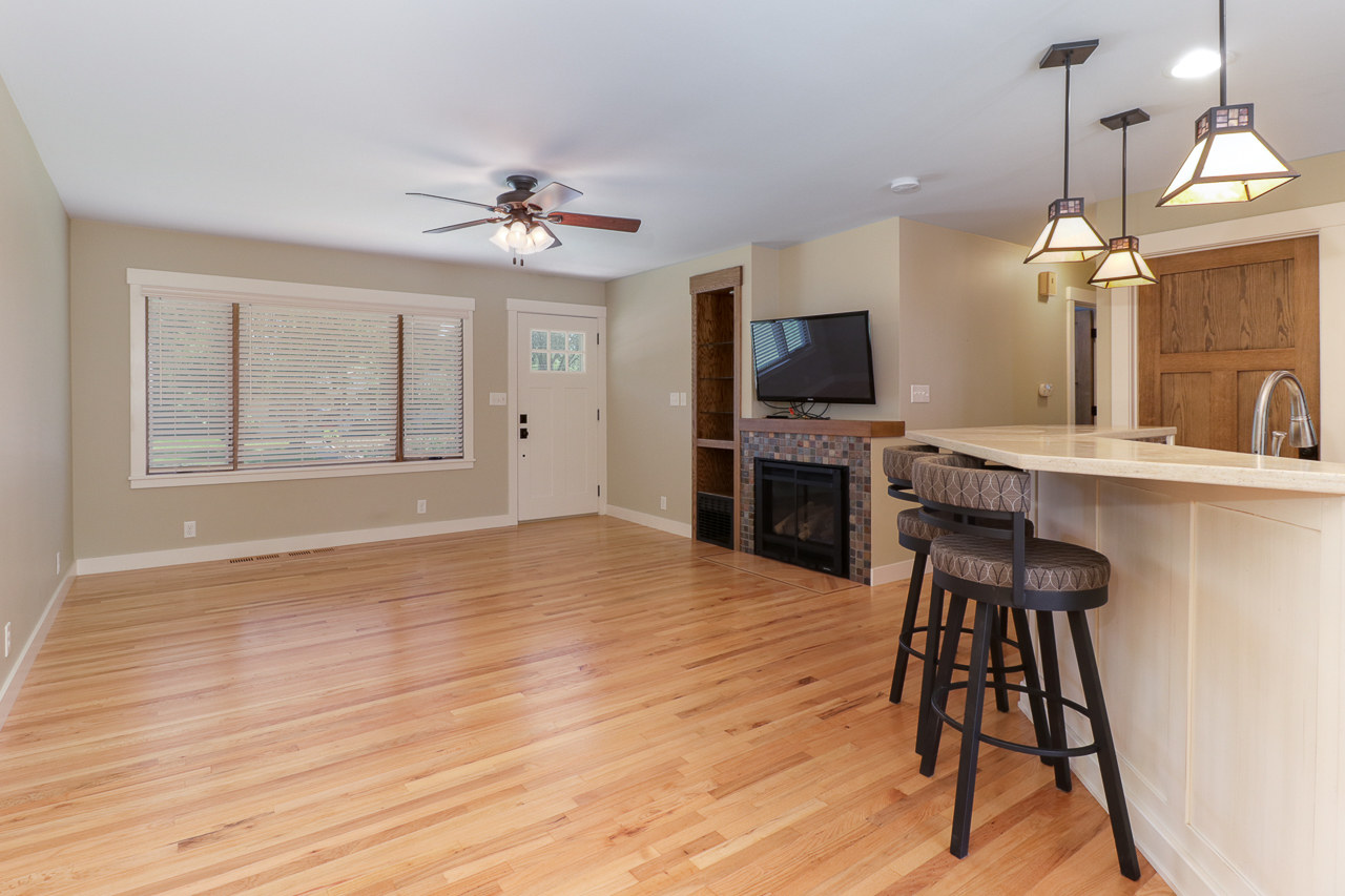 24 Ardith Drive Normal, IL 61761 - Photo 10 of 30 a view of kitchen and dining room with wooden floor