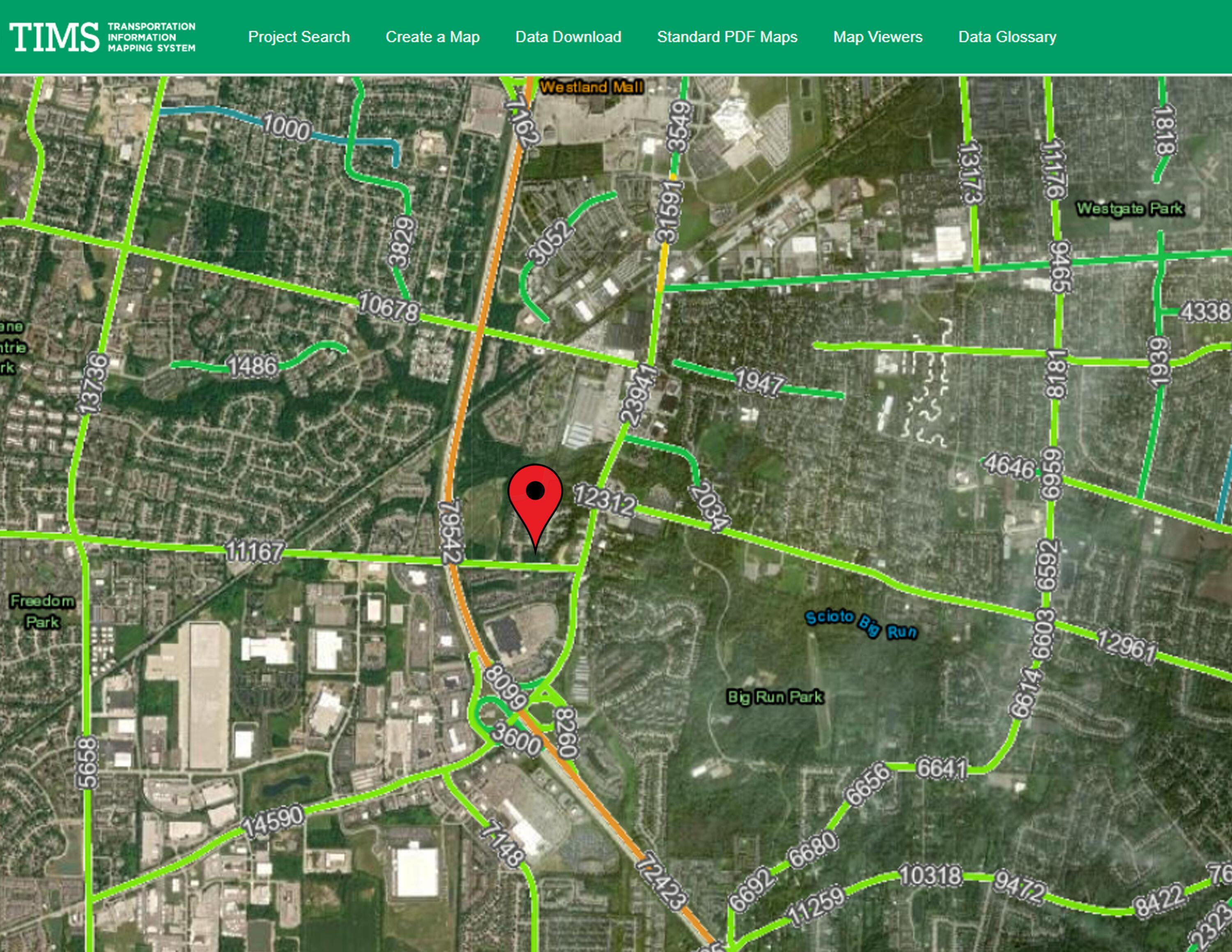 4518 Hall Road Columbus, OH 43228 - Photo 5 of 8 Traffic Map