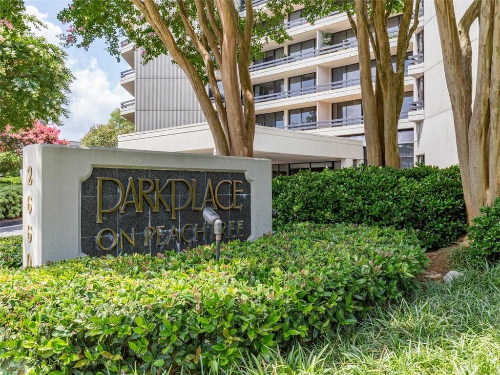 2660 Peachtree Road Northwest, Unit 7G Atlanta, GA 30305 - Photo 1 of 1 a sign on the side of a building