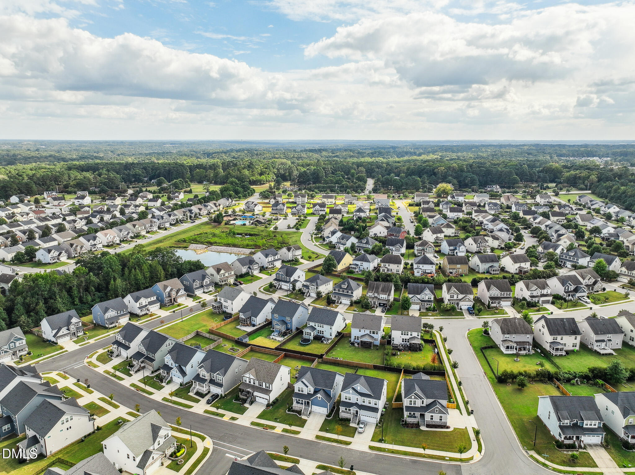 5208 Windmere Chase Drive Raleigh, NC 27616 - Photo 38 of 42 an aerial view of residential houses with outdoor space