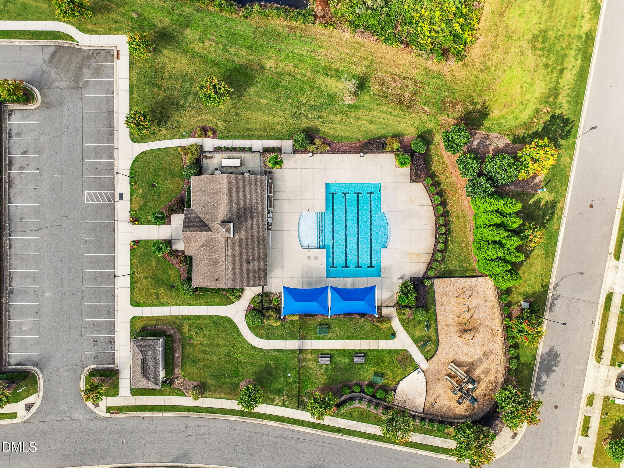 5208 Windmere Chase Drive Raleigh, NC 27616 - Photo 41 of 42 an aerial view of a house with outdoor space