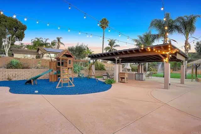 a view of building with garden space