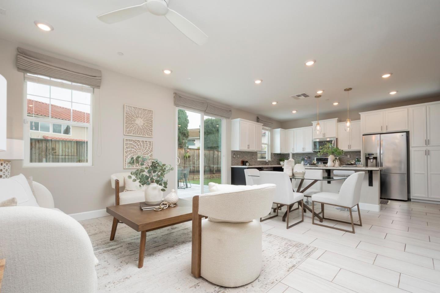 24252 Nora Circle Hayward, CA 94545 - Photo 10 of 51 a living room with furniture and kitchen view