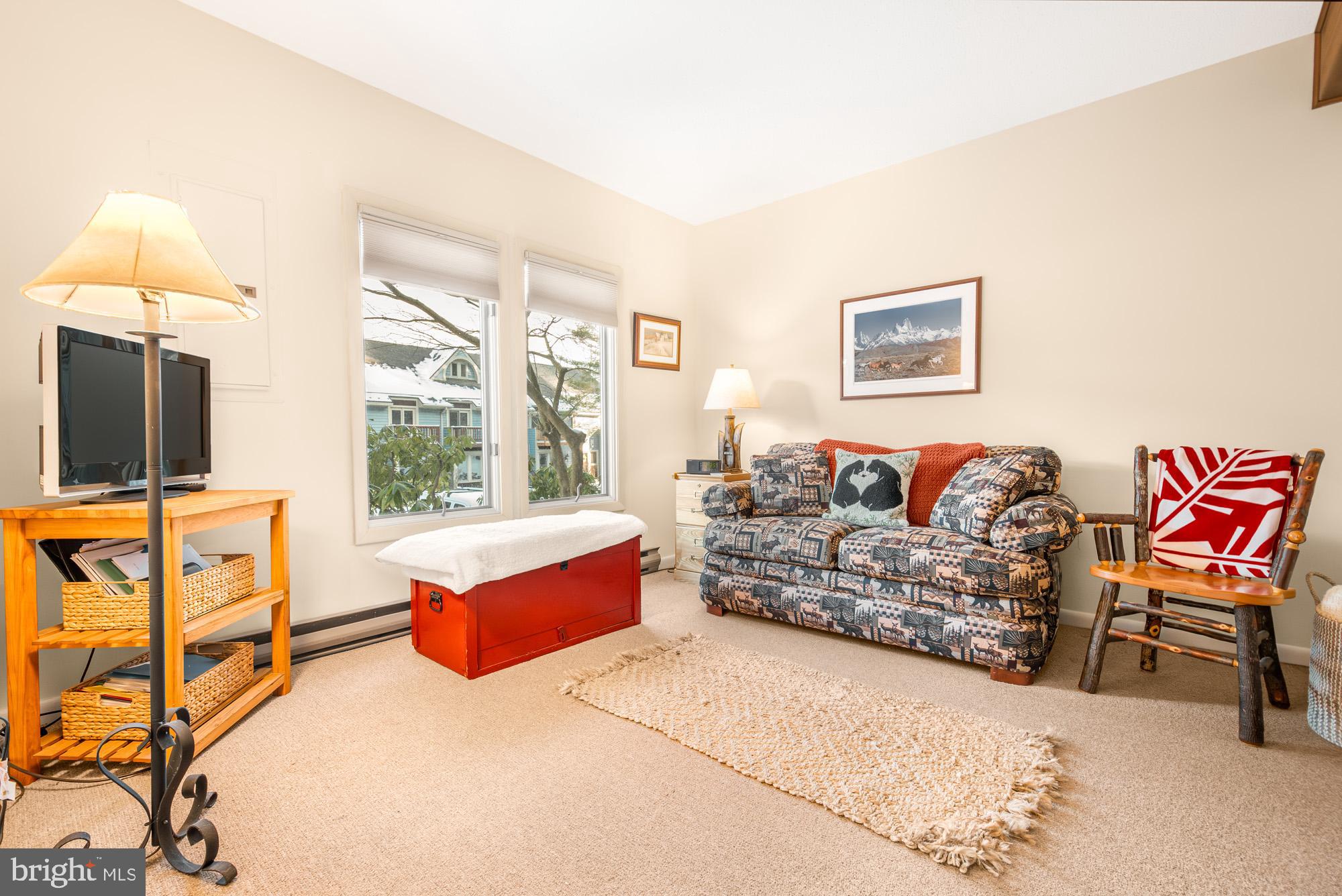6 Winding Way, Unit 19C McHenry, MD 21541 - Photo 35 of 62 a living room with furniture and a flat screen tv