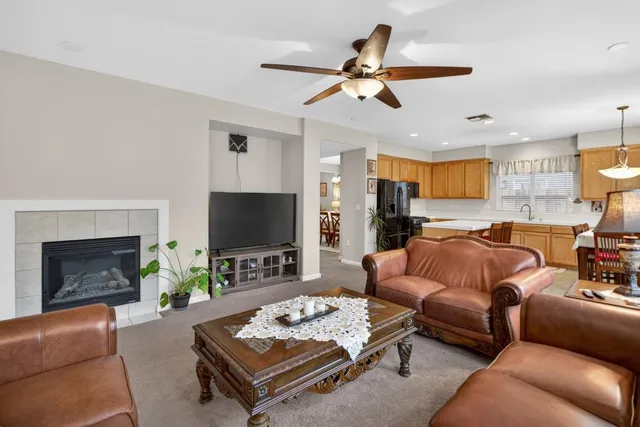 a kitchen with a stove and a microwave