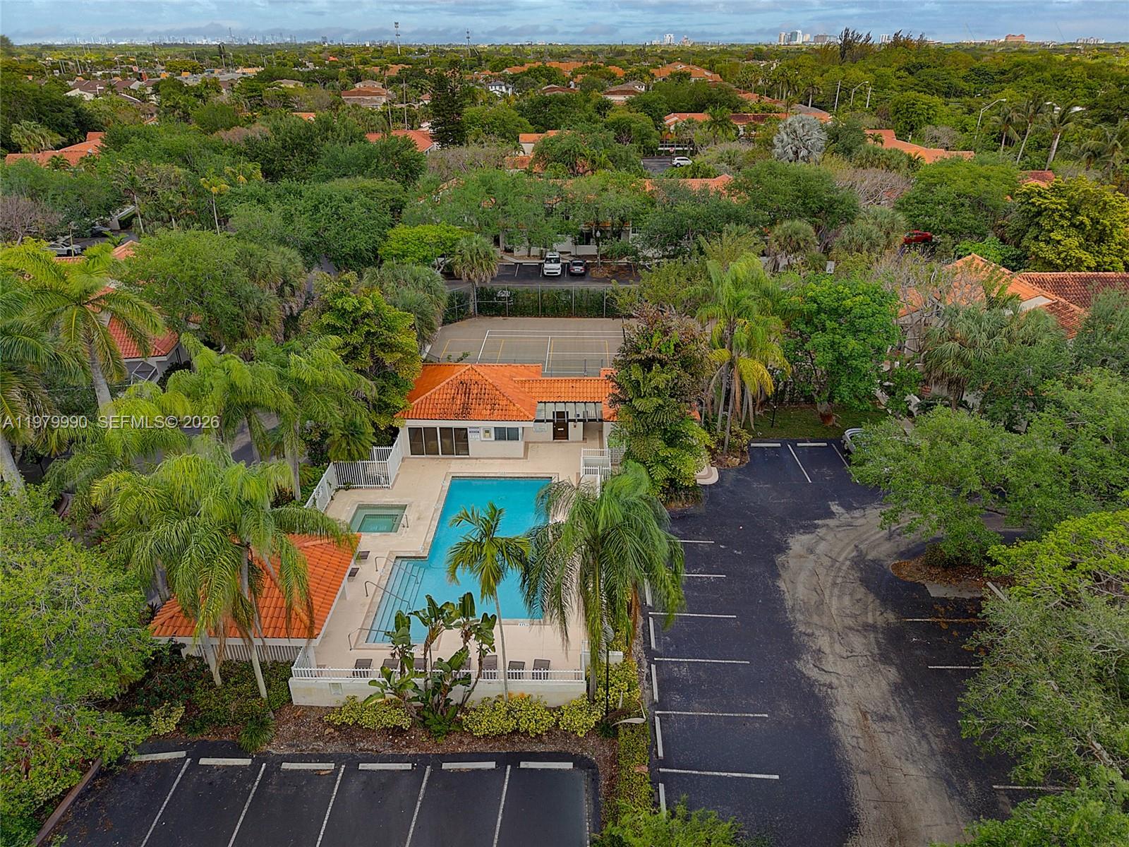 10978 Southwest 75th Terrace Miami, FL 33173 - Photo 26 of 34 an aerial view of a house with a yard